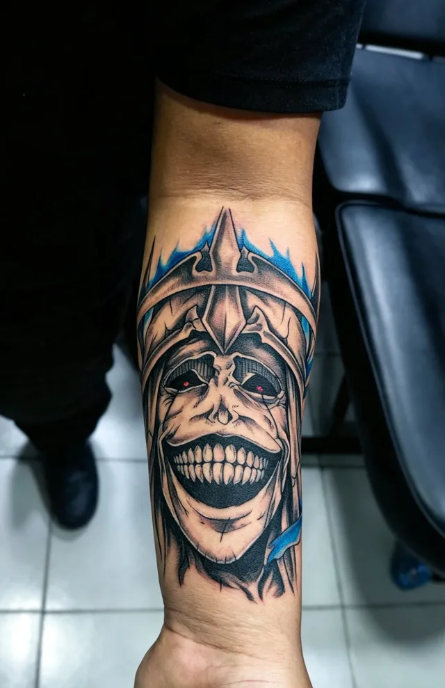 Tatuaje línea fina por Adrian Santana, Cancún